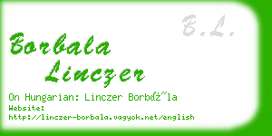 borbala linczer business card